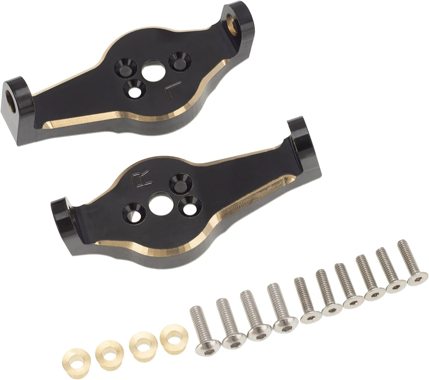 IRonManRc TRX-4 BRASS C-HUB STEERING MOUNT BLACK