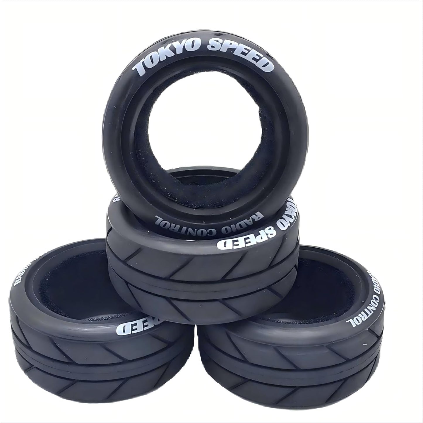 IRonManRc 1/10 Rubber Soft Tires Tokyo Speed 26mm