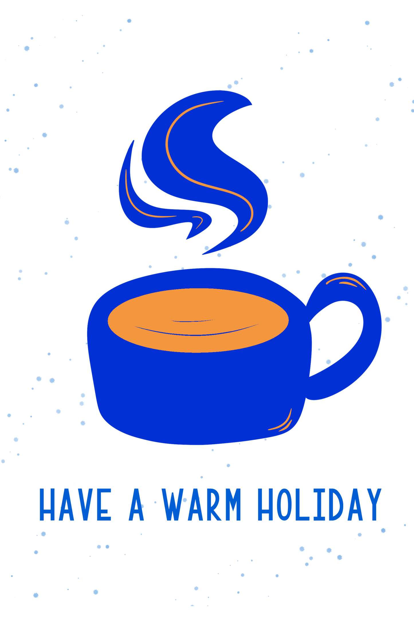 Warming Holiday Mug on White Cream Backgrounds Greeting Cards + Matching Envelope, Blank Inside - Assorted (Winter Wishes)