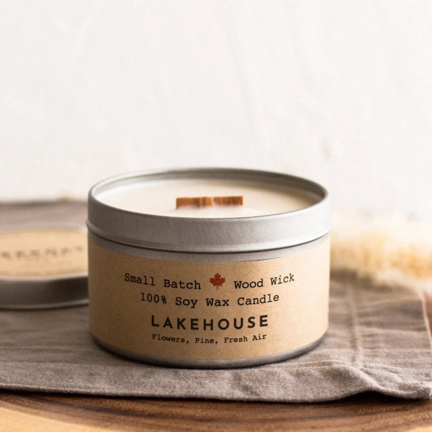 Golden Light: Soy Crackling Wick Eco-Candles - Assorted (Grow & Bloom)