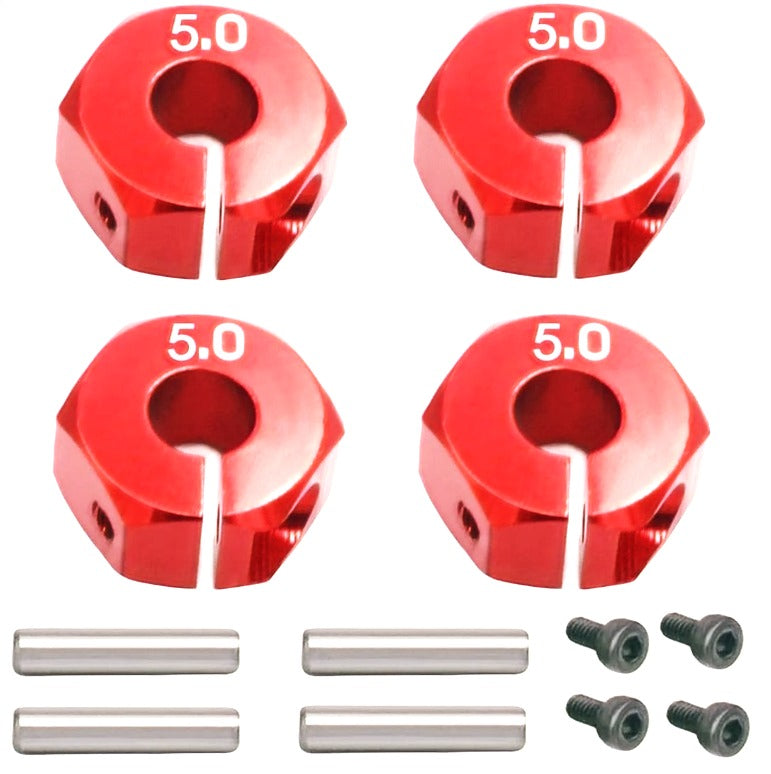 IRonManRc Traxxas 12mm Hex Adapters Lock Pin Style 5mm Wide