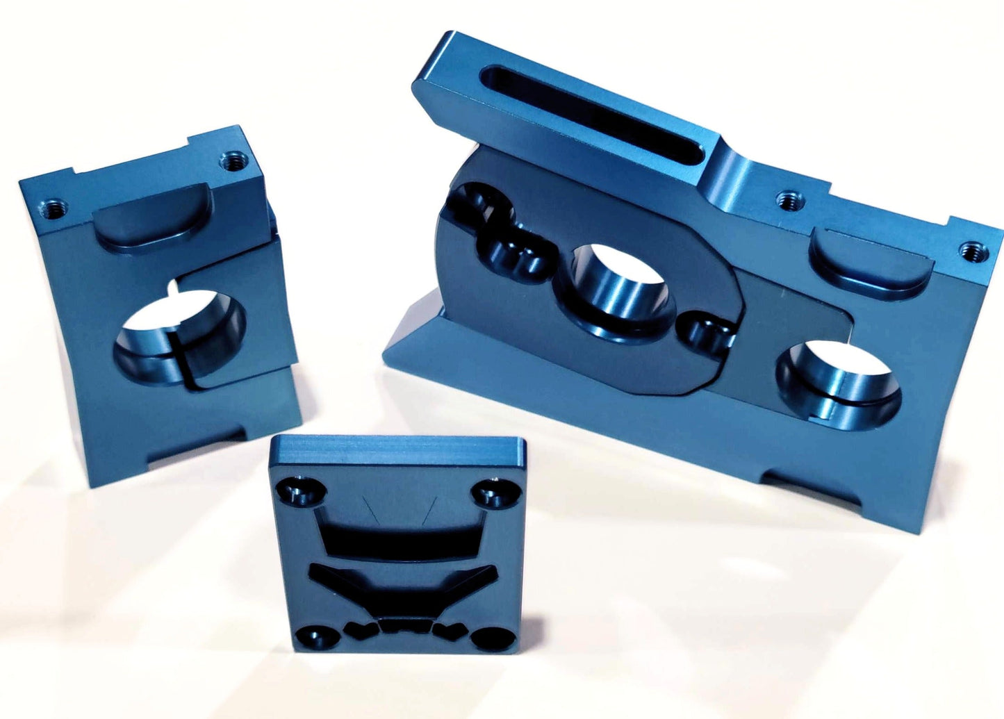 IRonManRc Arrma Candy Blue Motor Mount 25mm & 30mm Slider