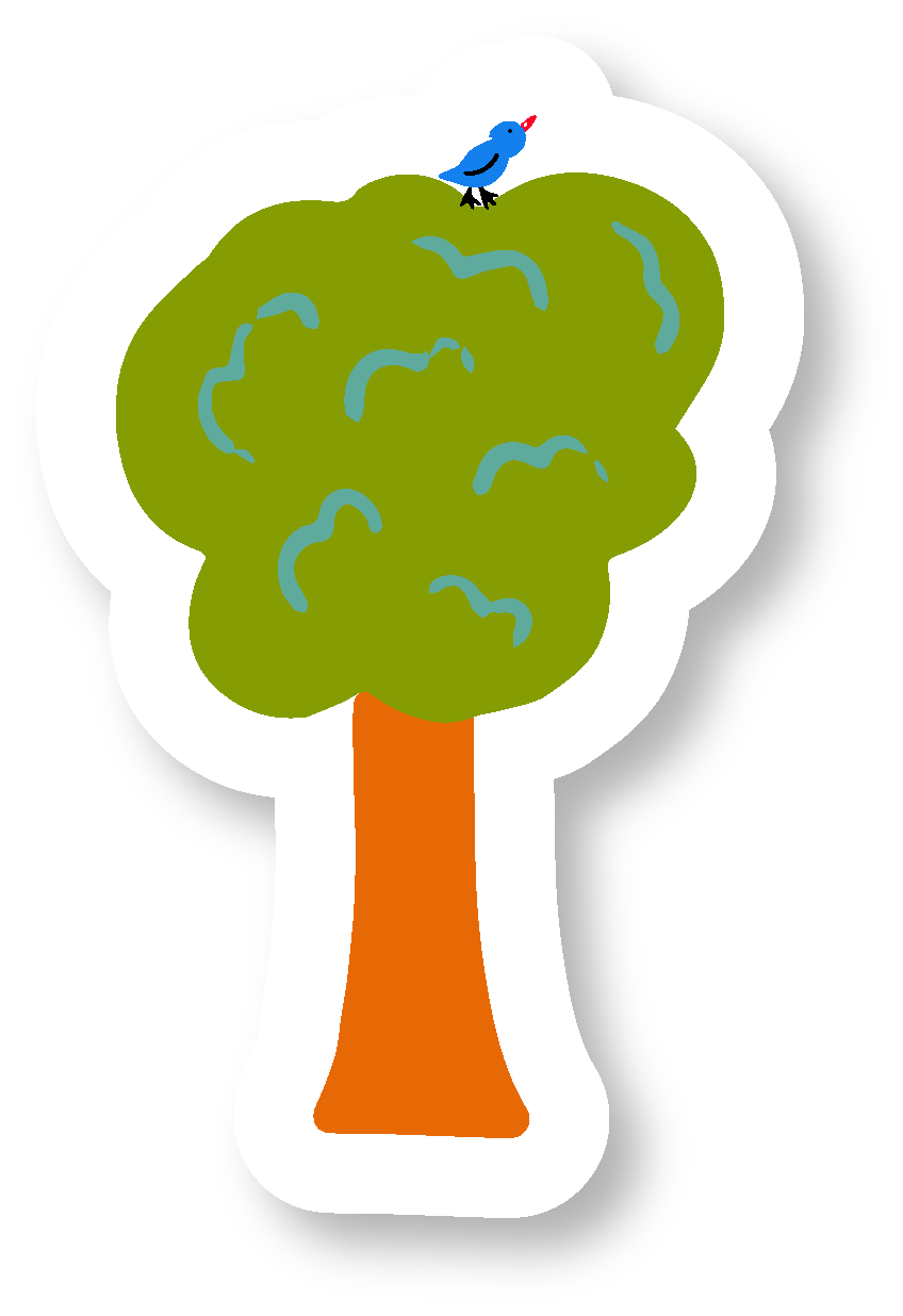 "Green Cities" Assorted Hand-drawn Adorable Individual Stickers - S, M, L (Grow & Bloom / Celebrate Pollinators)