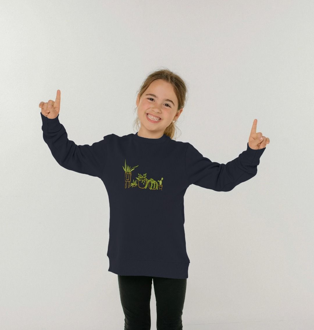Whimsical Houseplants Pullover Assorted Colors (Kids)