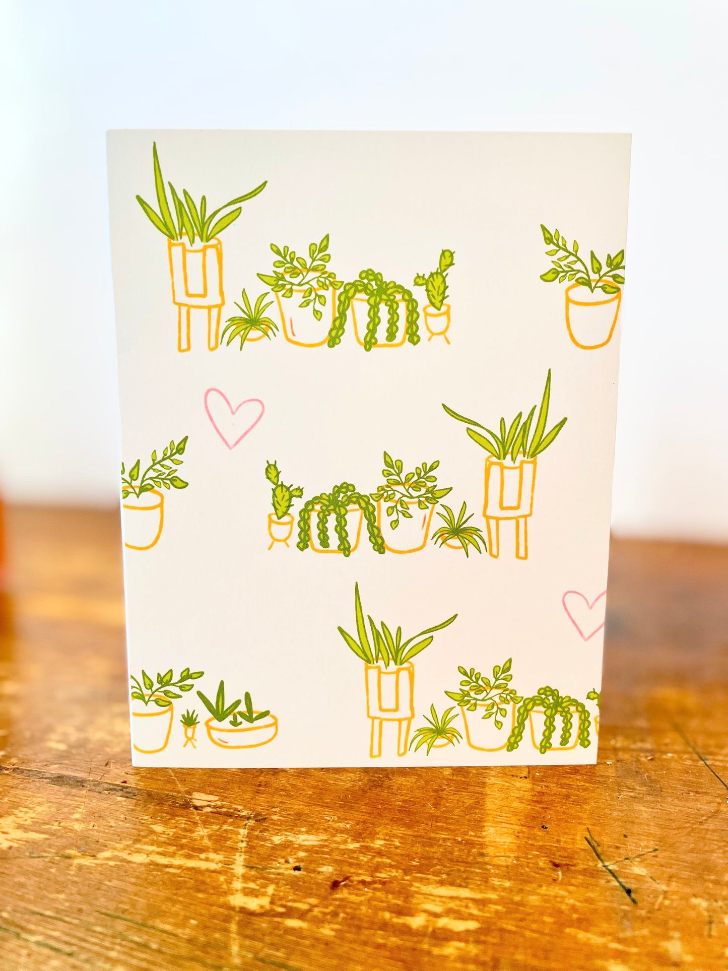Eco Recycled 4x6 Greeting Cards w. Hand-Drawn Art + Recycled Envelopes, Blank inside - Assorted (Words of Love)