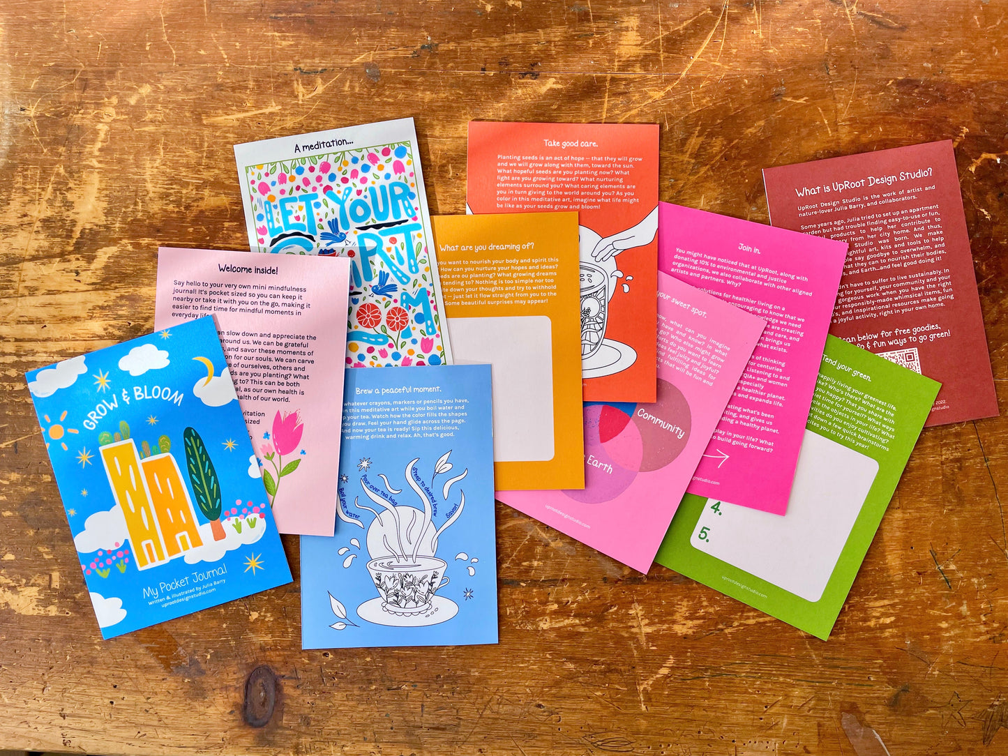 Shine On Candle Relaxation Set: "Hey Beautiful" Candle (Orange, Fig, Lily of the Valley), Meditation Card + Mindfulness Journal