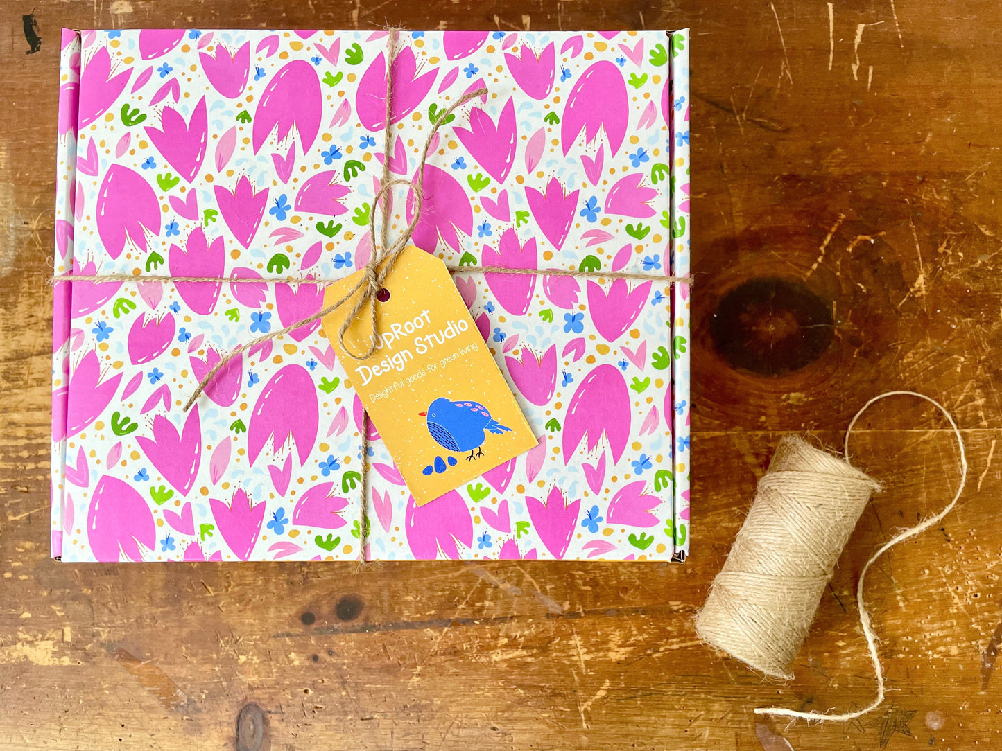 Eco Wellness Kit: Basil Mindful Growing Kit, "Rooted" Meditation Card + Mindfulness Journal (Get Growing)