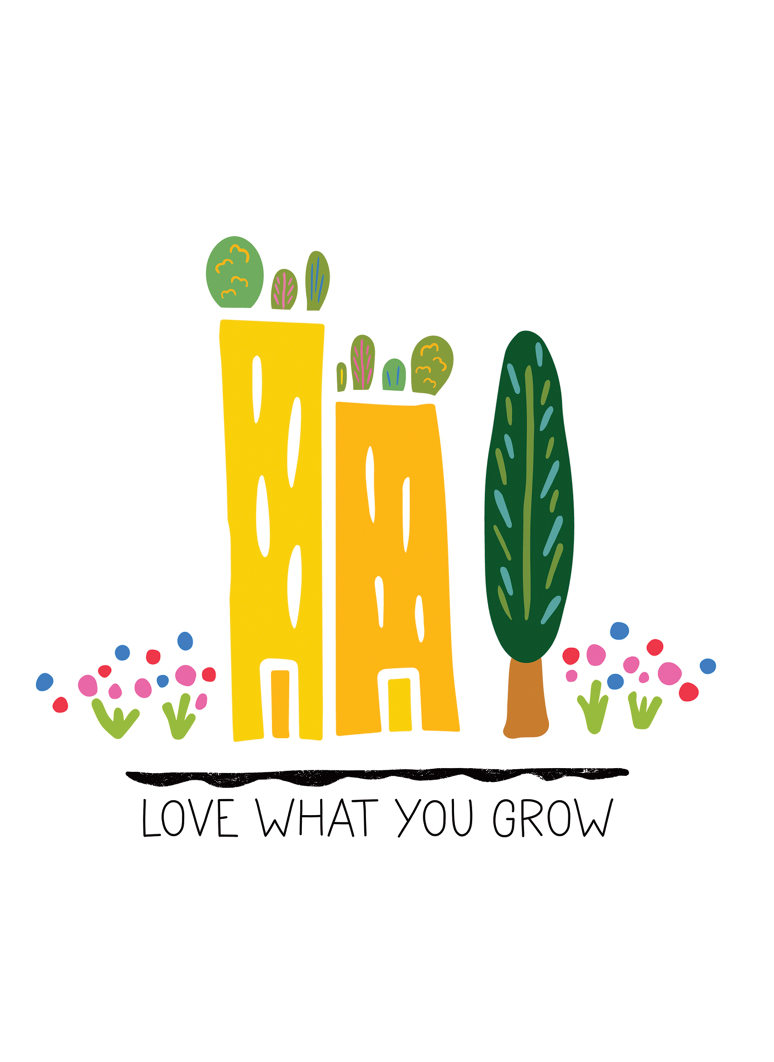 Eco Recycled 4x6 Greeting Cards w. Hand-Drawn Art + Recycled Envelopes, Blank inside - Assorted (Grow & Bloom)