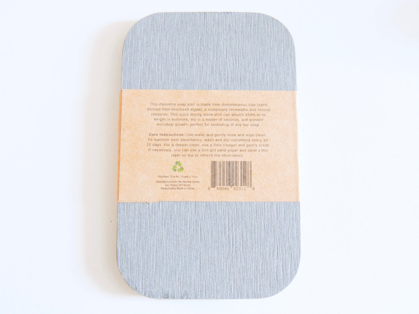 Eco Soap Lift Soap Dish Soap Saver Made of Renewable Diatomaceous Clay Earth from Fossilized Algae