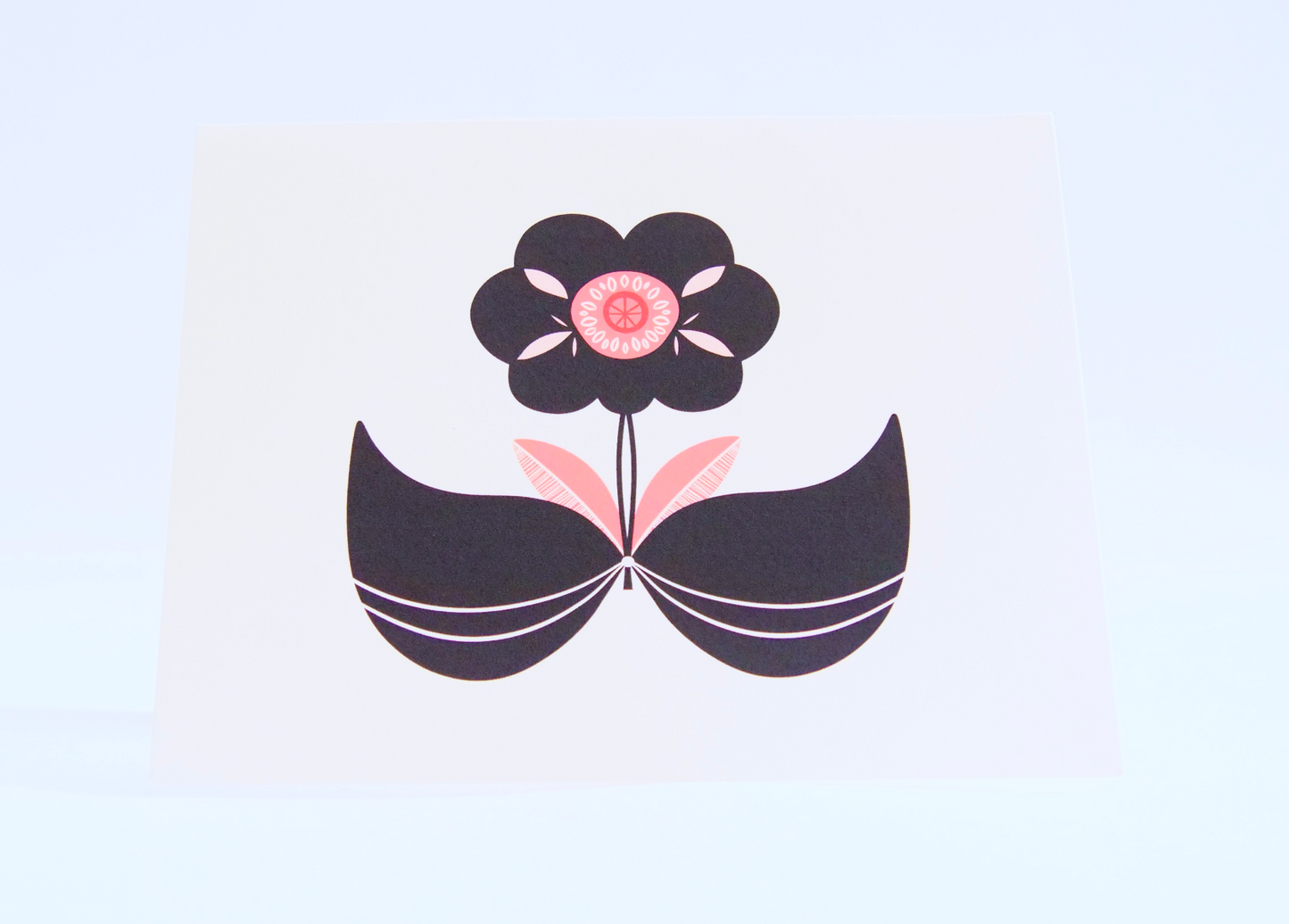 Eco Recycled 4x6 Greeting Cards w. Hand-Drawn Art + Recycled Envelopes, Blank inside - Assorted (Grow & Bloom)