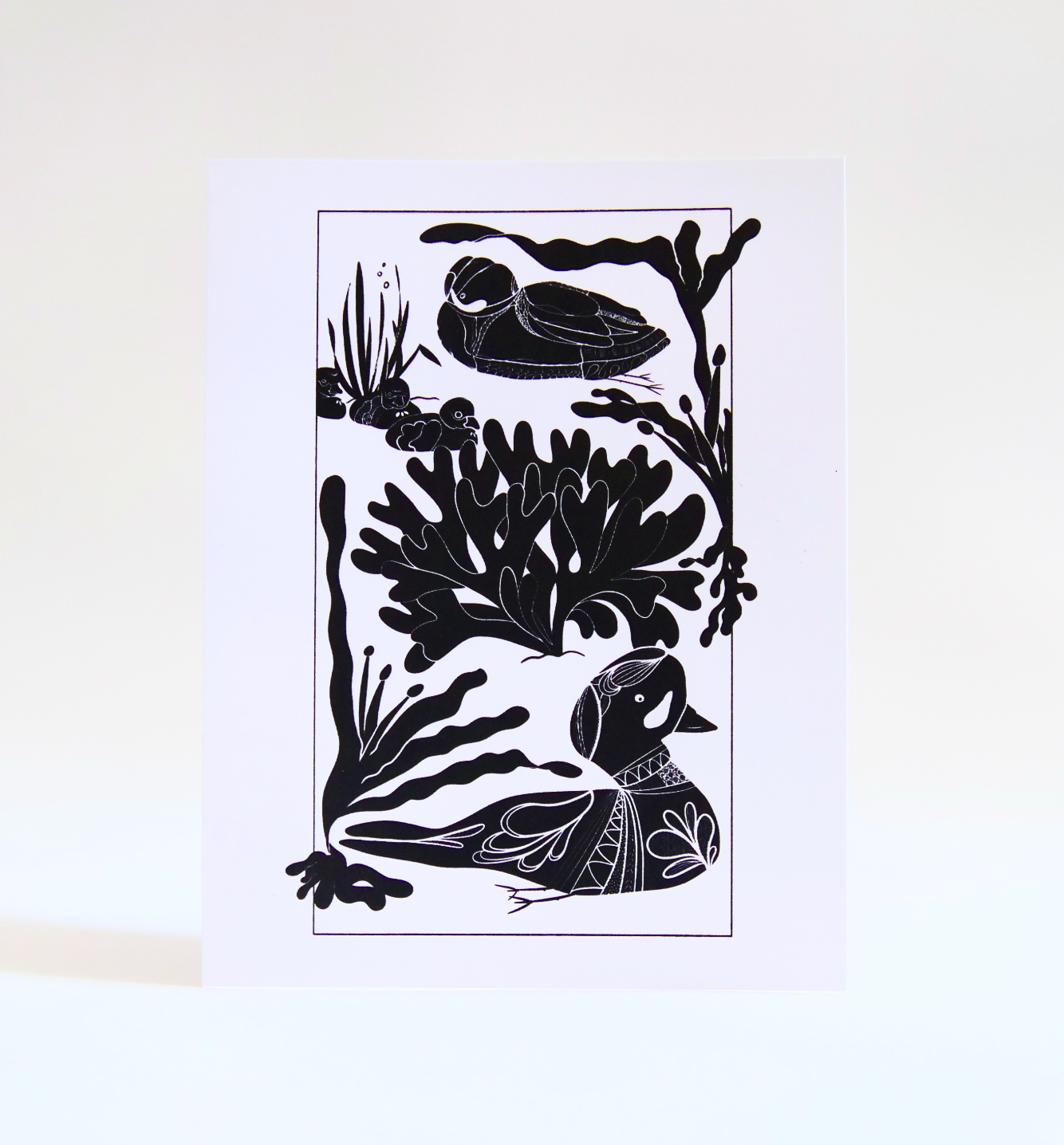 Eco Recycled 4x6 Greeting Cards w. Hand-Drawn Art + Recycled Envelopes, Blank inside - Assorted (Grow & Bloom)