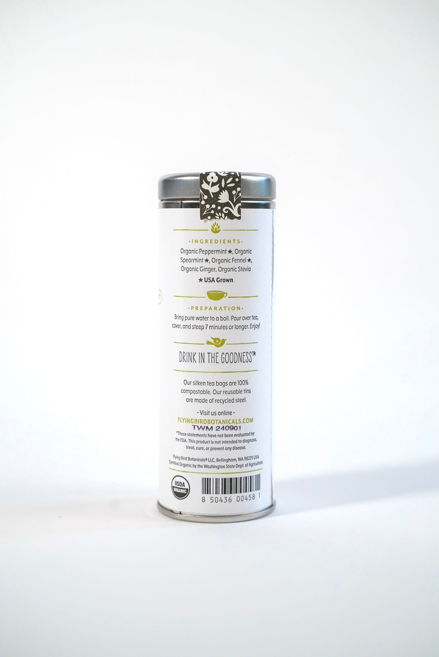 "Winter Wellness" Gift Box: Chamomile Eye Pillow, Uplifting Teas, Honey, Soy Candle & Greeting Card (Winter Dreaming)