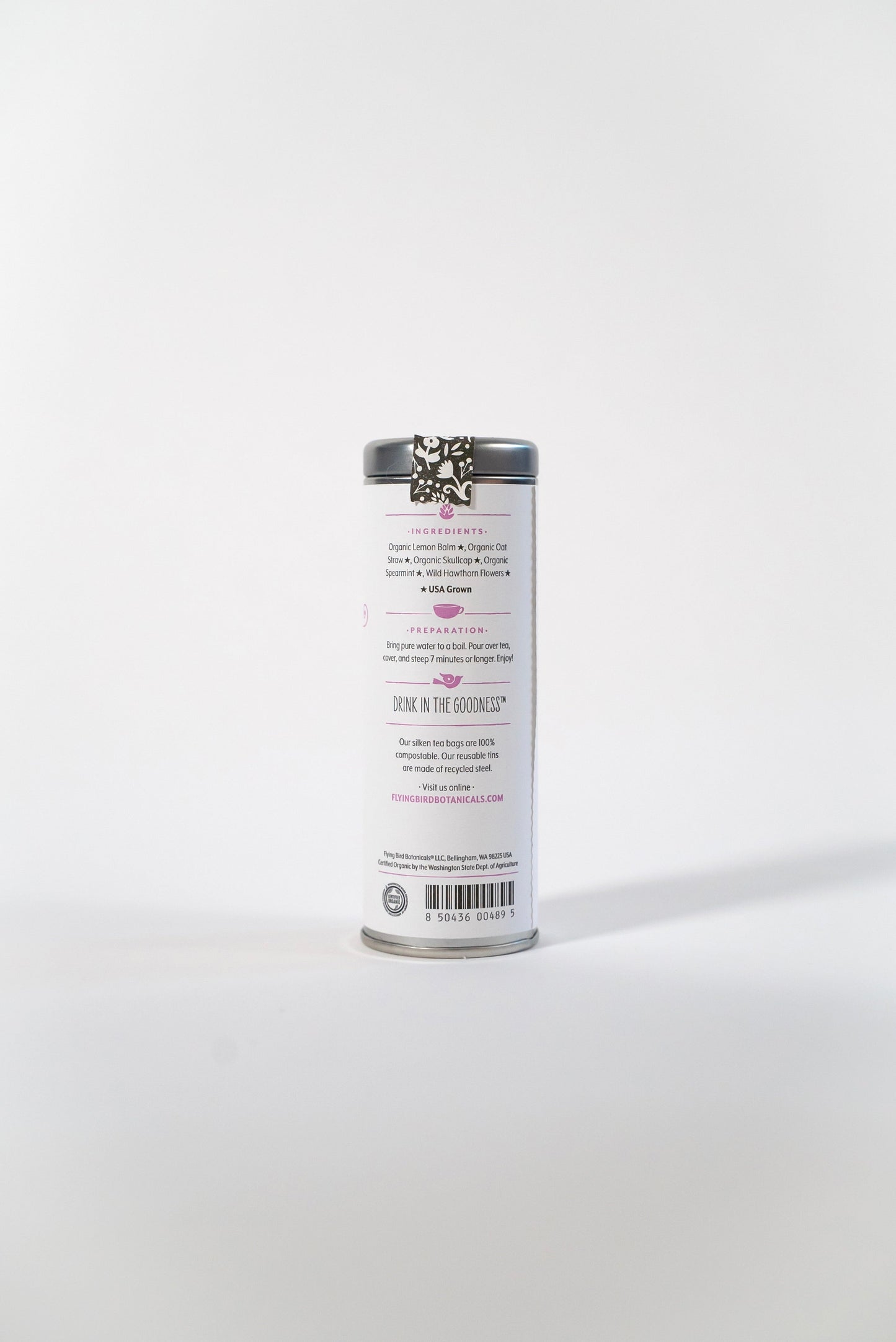 "Serene Spirit" Organic Tea Gift Set w. Honey & Tea Towel (Restful Brew)