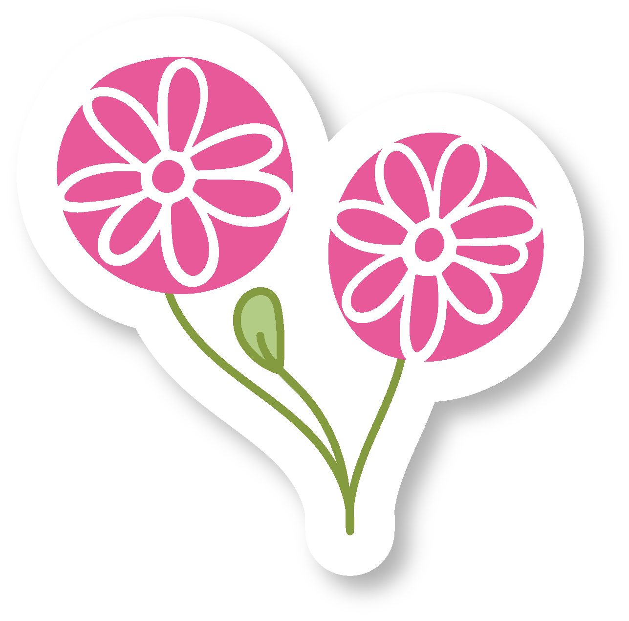 "Grow & Bloom" Assorted Hand-Drawn Adorable Individual Stickers (S, M, L)
