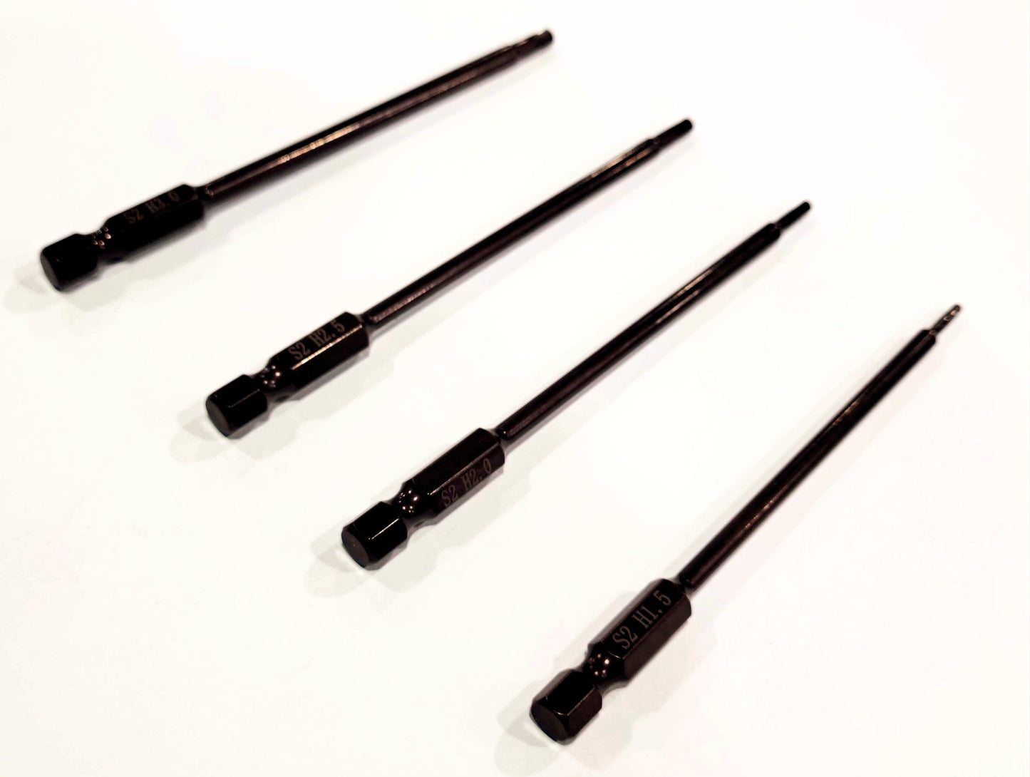 IRonManRc MAGNETIC Dysnasty Drivers 1/4 Metric Drill Tip Set 1.5 2.0 2.5 3.0