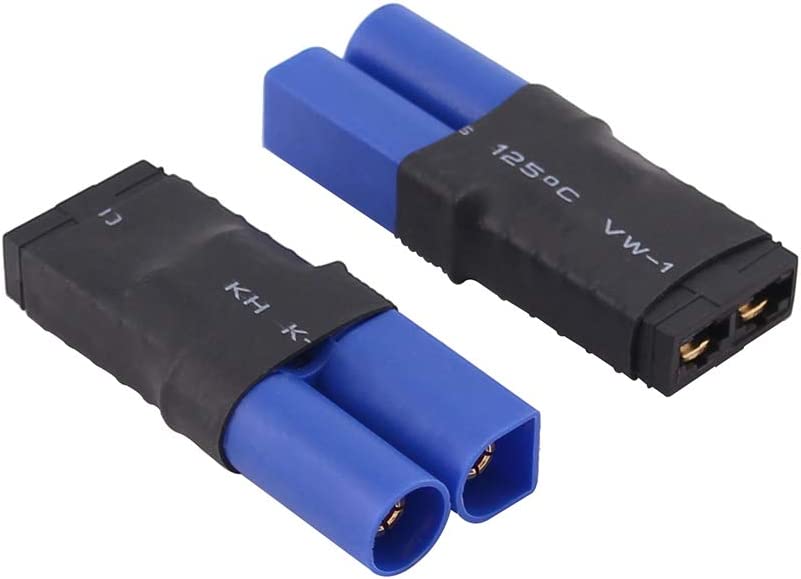 Island Hobby Nut 2pc Traxxas Female To EC5 Male Wireless Adapter