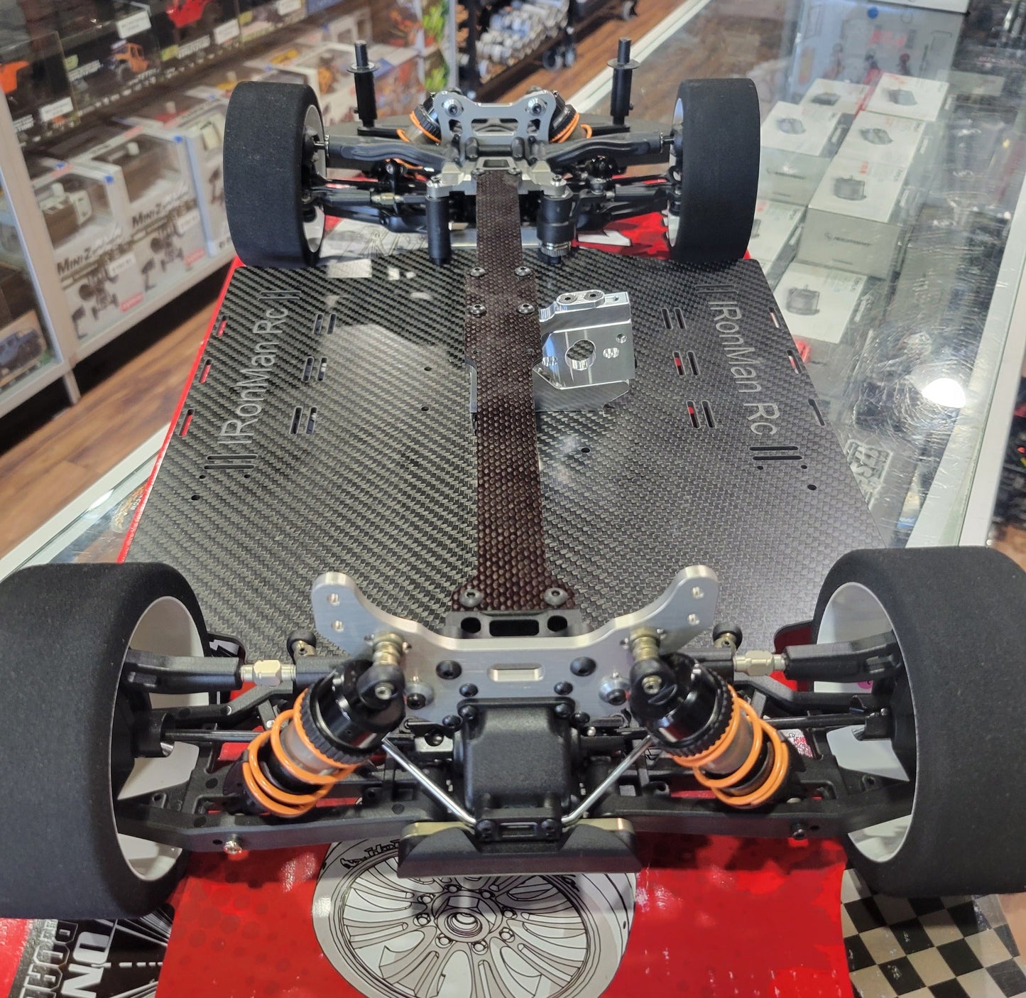 IRonManRc Hobao VTE2 1/7 Carbon fiber Chasis 4mm * BEAST *