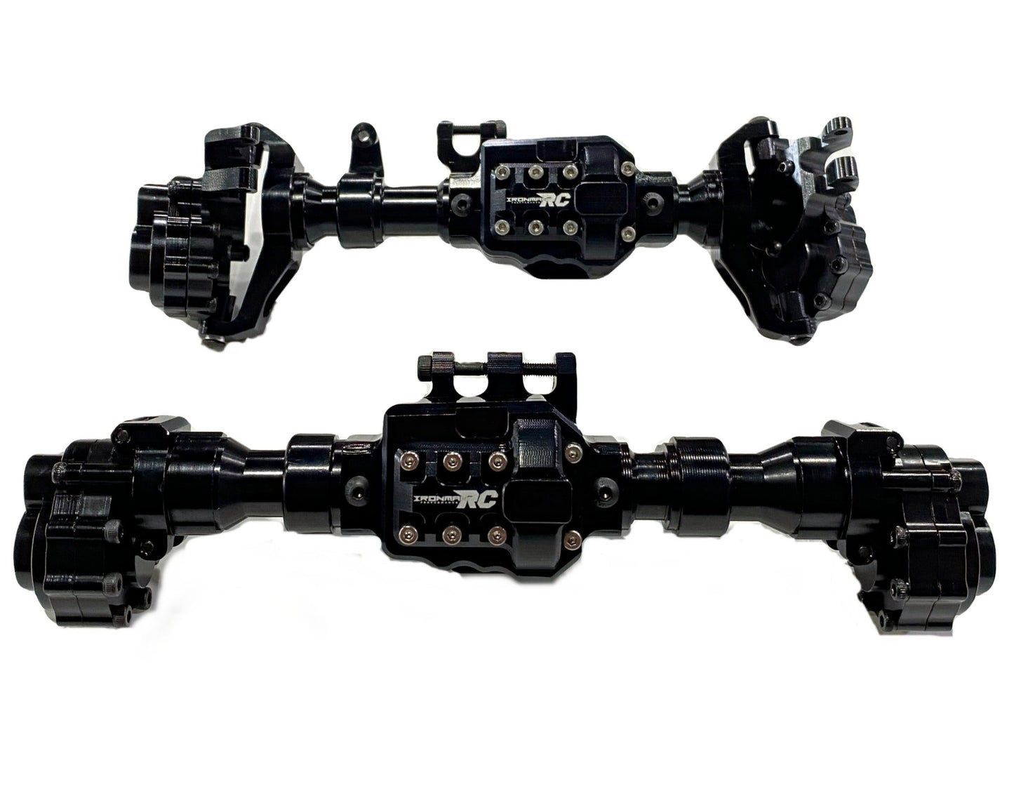 IRonManRc TRX4 Metal Portal Axle Housing Front & Rear (BLACK)