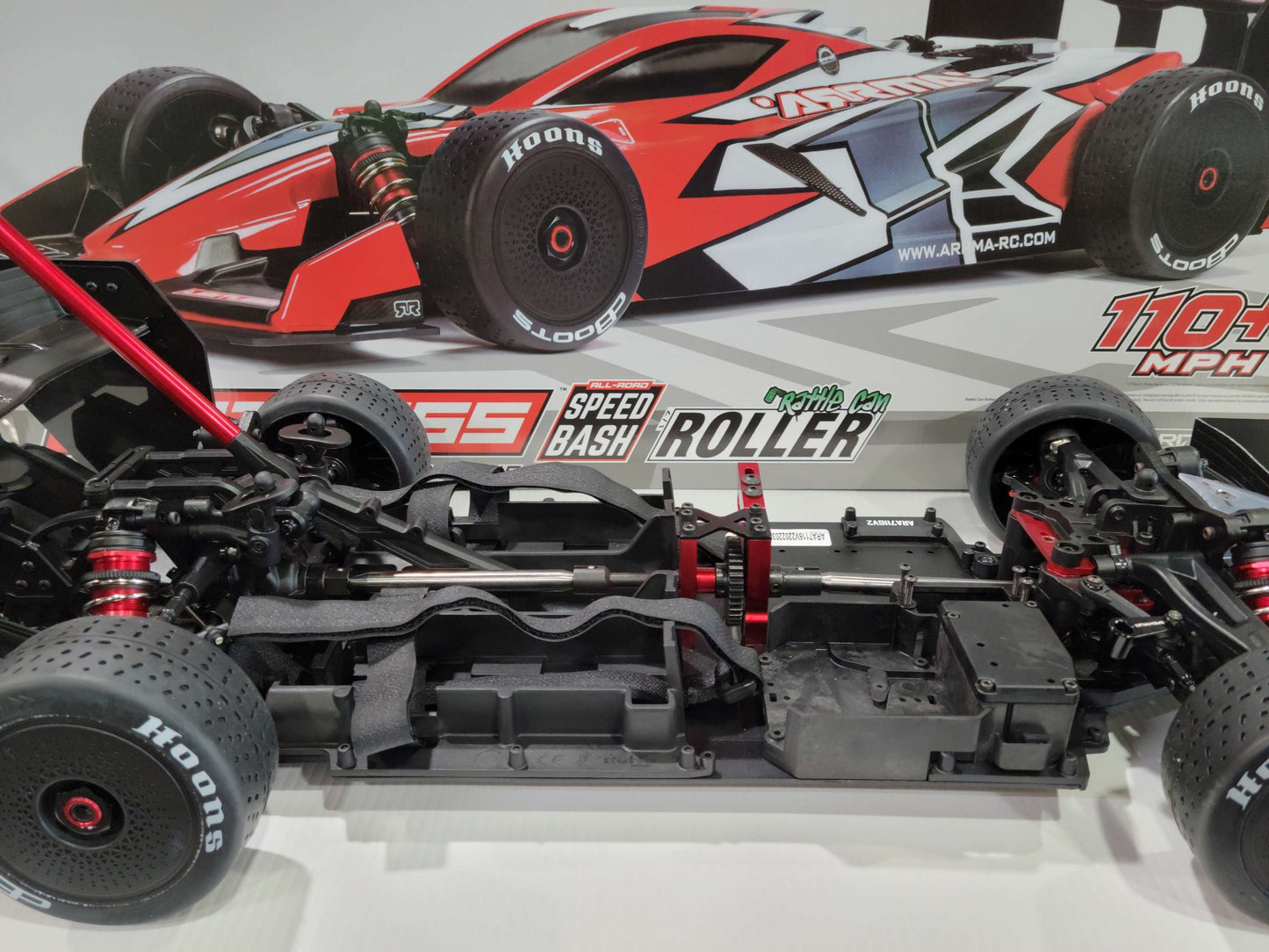 IRonManRc Arrma Limitless V2 Titanium Center Drive Shafts 8mm
