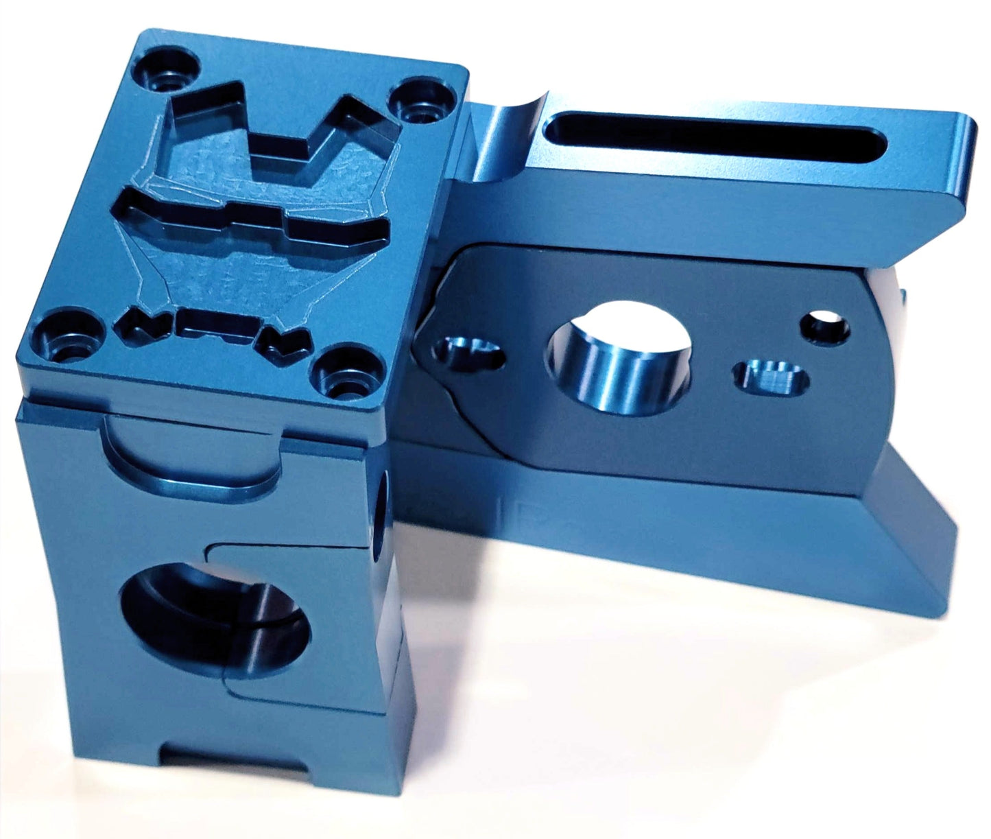 IRonManRc Arrma Candy Blue Motor Mount 25mm & 30mm Slider