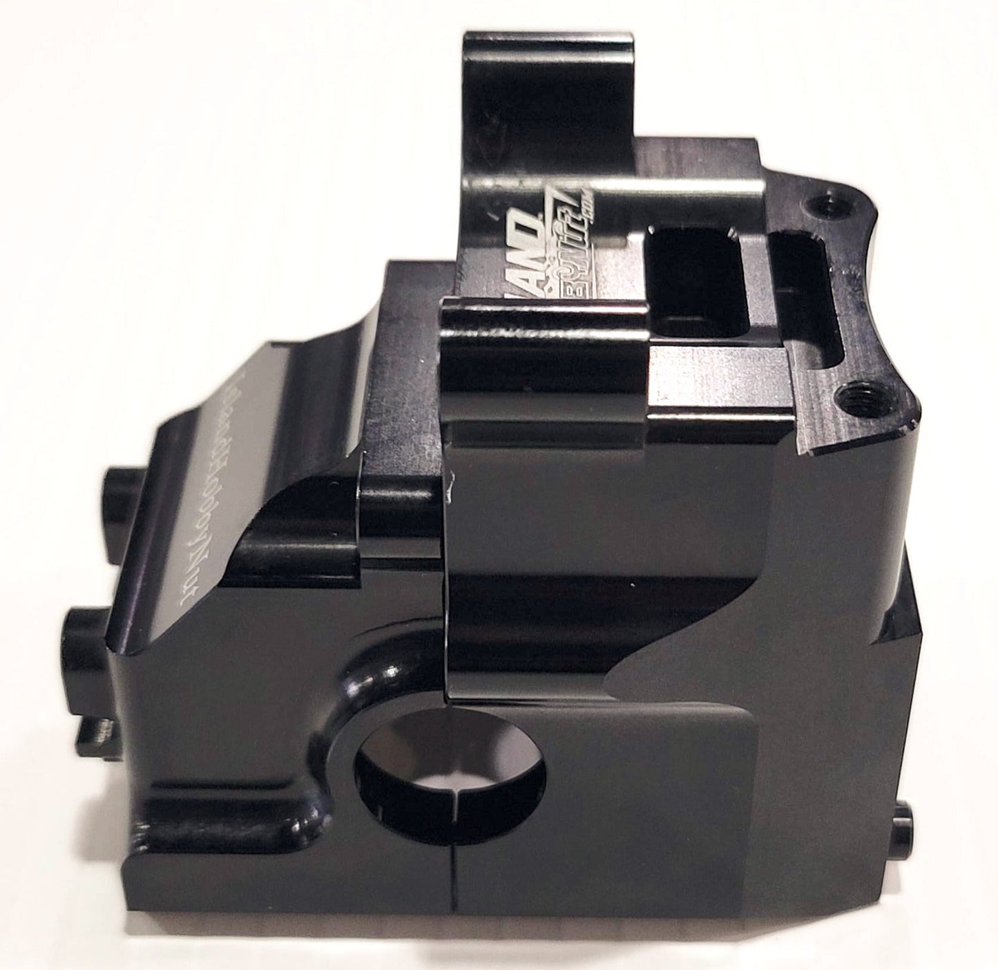 IRonManRc HOBAO VTE2 / VT *FRONT ONLY* Aluminum Gear box case ( BLACK )