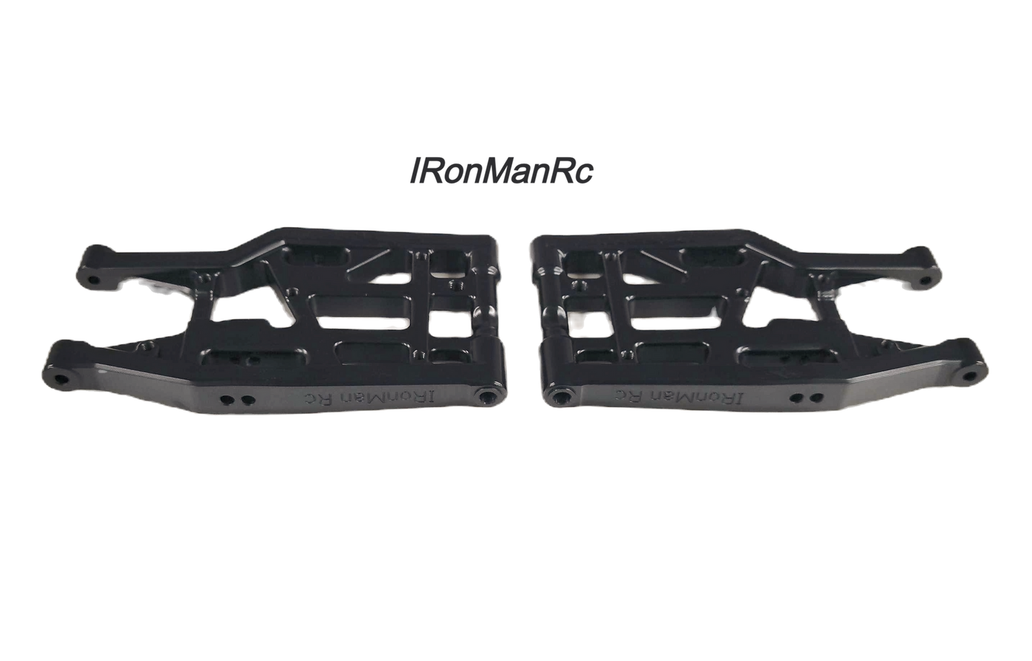 RonManRc Hobao Vte2 REAR Aluminum Lower A-Arms * CANDY BLACK *