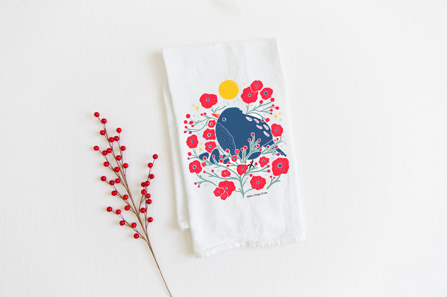 Build Your Own Custom Tea Time Gift Set with Honey and Two Teas + Tea Towel of Your Choice