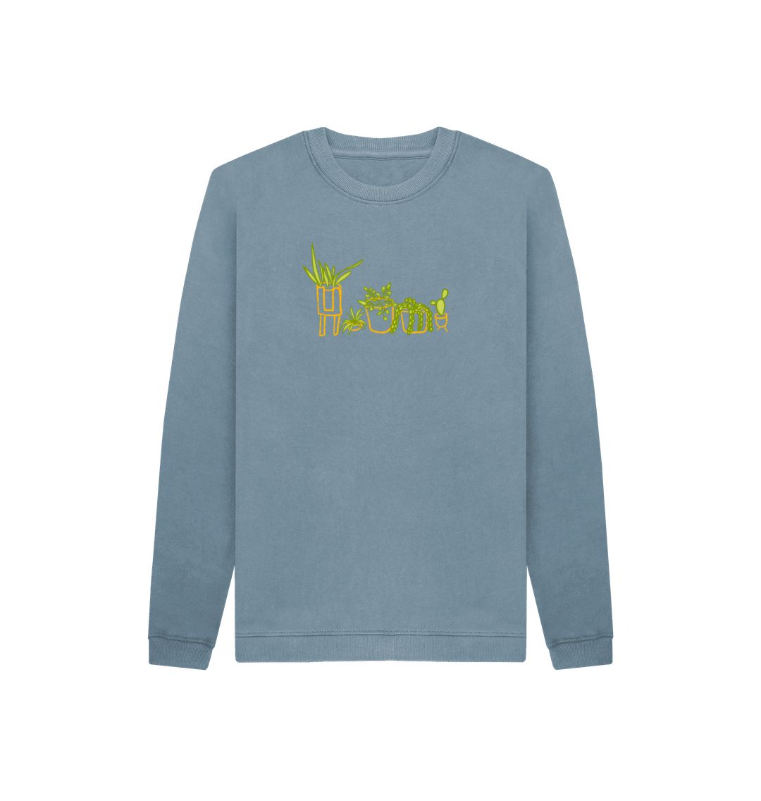 Whimsical Houseplants Pullover Assorted Colors (Kids)
